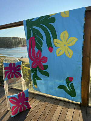 Tivaevae Bed Cover.