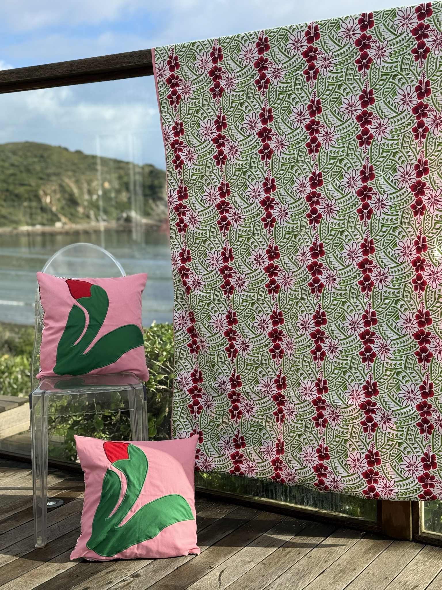 Tivaevae Bed Cover.